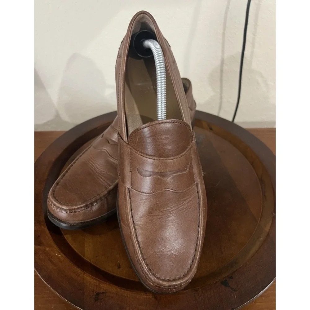 Cole‎ Haan Mens Pinch Maine Hand Sewn Leather Penny Loafers Mens 11.5 M Slip On